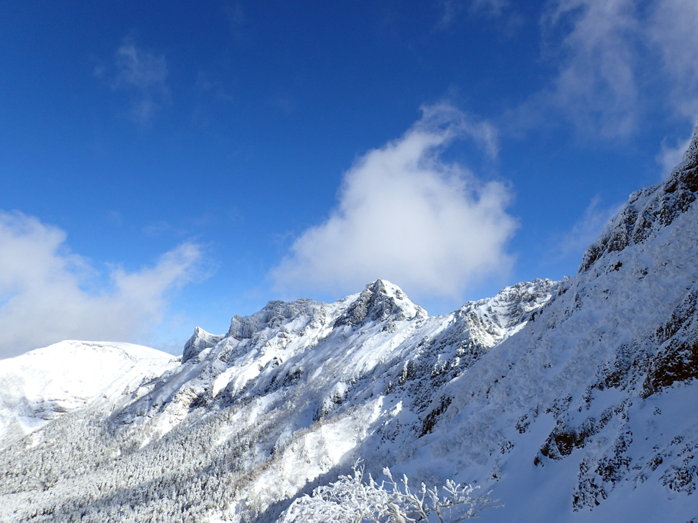 ２月　厳冬の八ヶ岳　横岳
